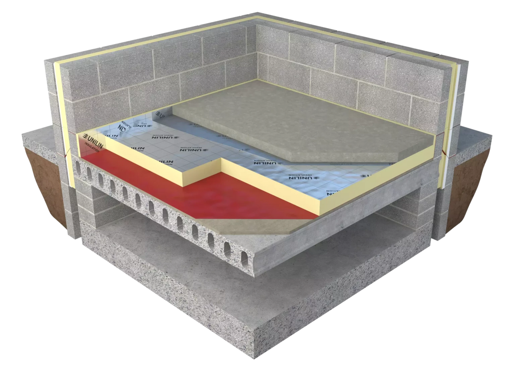 THIN-R XT/PR-UF (FLOORS) PIR Floor insulation 2400x1200x25