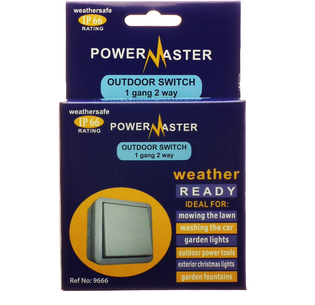 Powermaster 1G 2W Outdoor Switch (L)