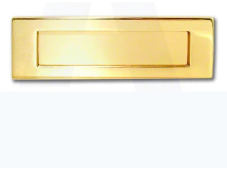 Listers Letter Plate Brass 10"