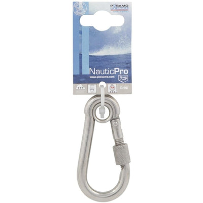 Posamo 80mm Snap Hook Grade 316 Screw & Eyelet