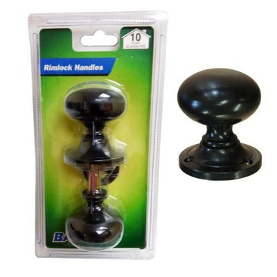 Basta Black Knobs For Rimlocks