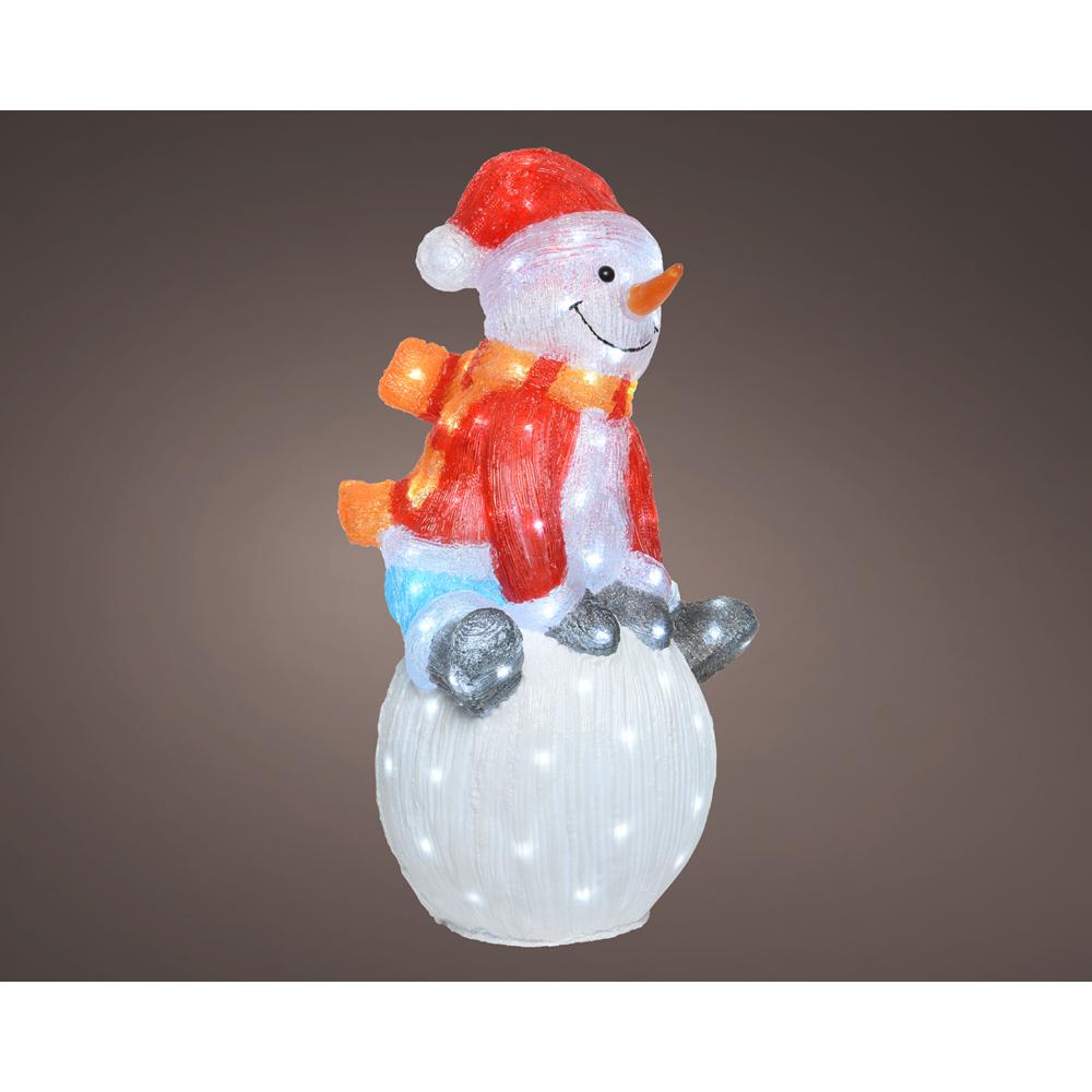 LED Acrylic Snowman - 70.5cm