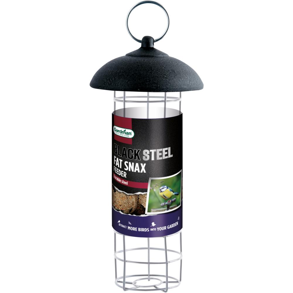 Gardman Black Steel Fat Snax Feeder