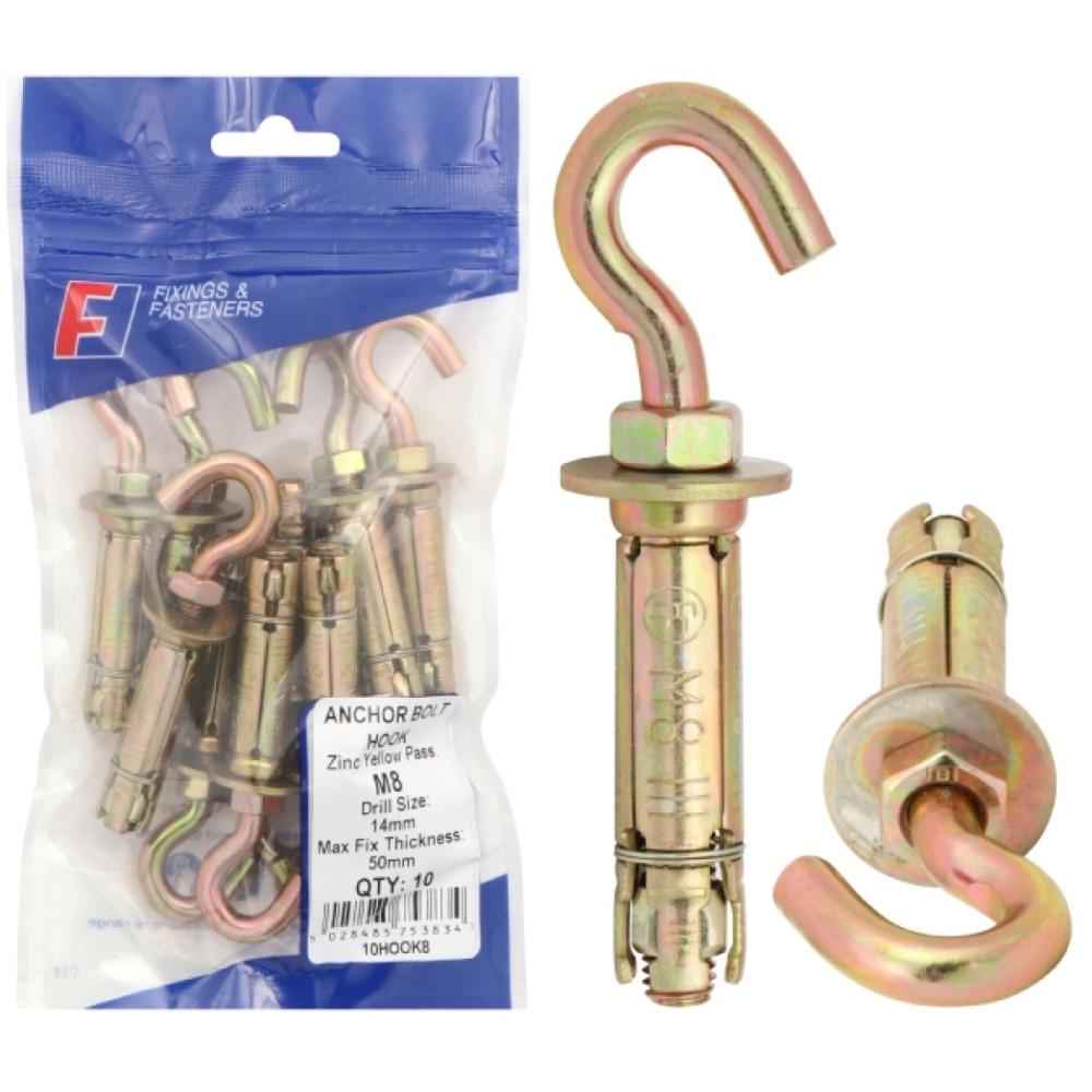 ForgeFix Prepack Anchor Bolt Hook M10 (Bag5)