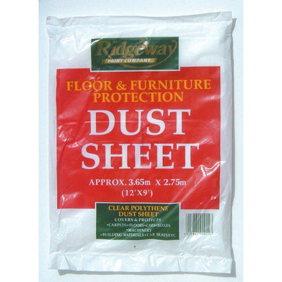 Fleetwood 12' x 9' Ridgeway Plastic Dust Sheet