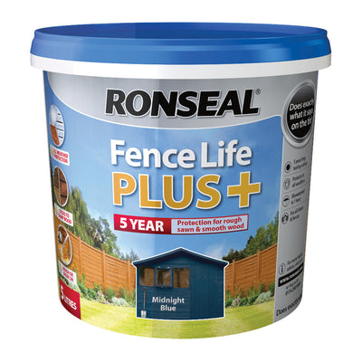 Ronseal Fence Life Plus Midnight Blue 5L