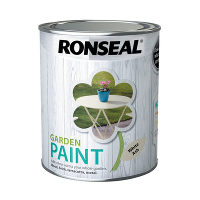 Ronseal Garden Paint White Ash 750ml