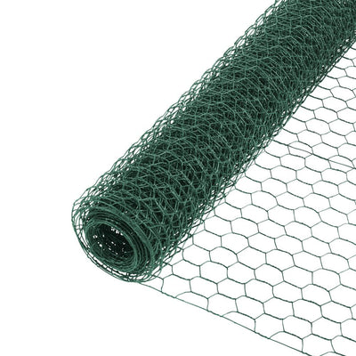 Pvc Wire Net 6mx1m (13mm Mesh) Green