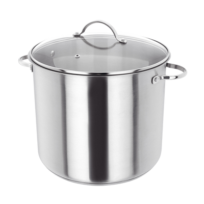 Essentials, 28cm Glass Lid Stockpot, 13L