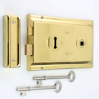 Basta 6x4 Brass Rimlock