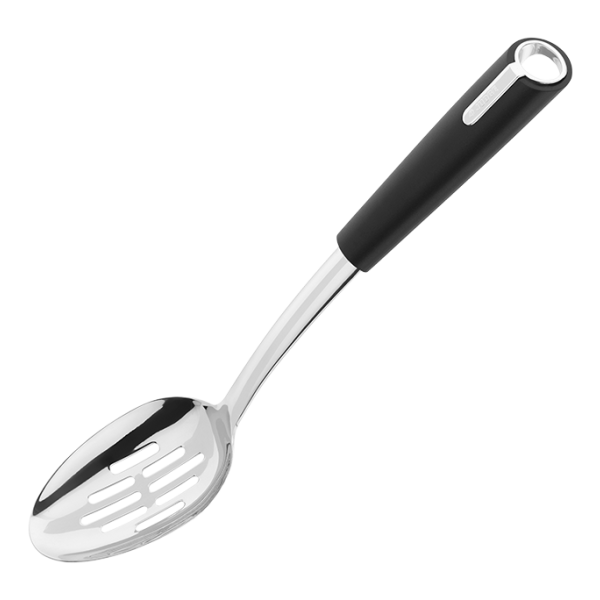 Judge Black Satin Tools, Slotted Spoon